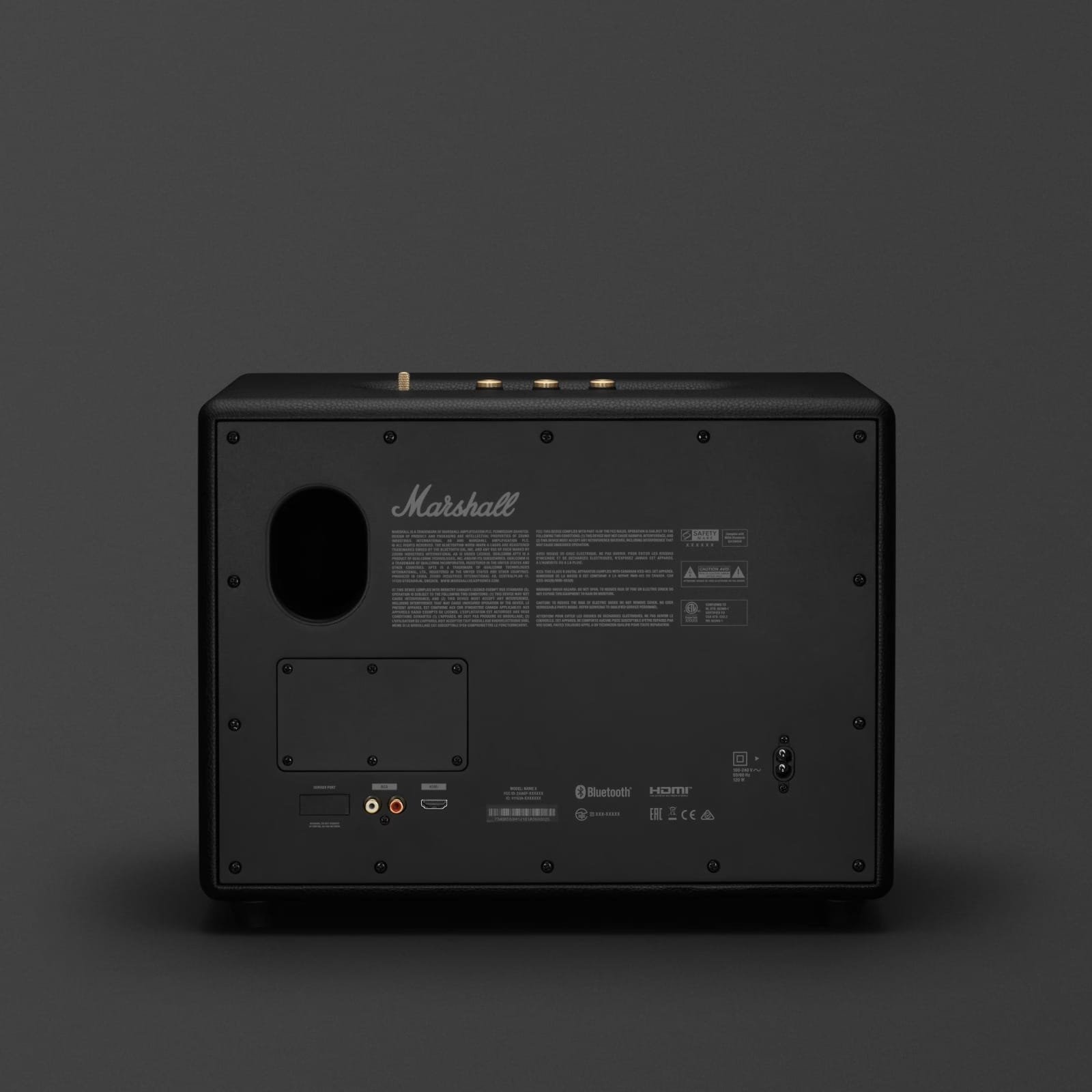 Marshall Woburn III Bluetooth Speaker - Enjoy Crisp Audio and Classic Design in Black! - Image 4