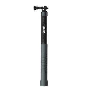 TELESIN 2nd Gen 1.2 Meter Carbon Tube Selfie Stick GP-MNP-002: Capture Stunning Selfies and Videos with Ease