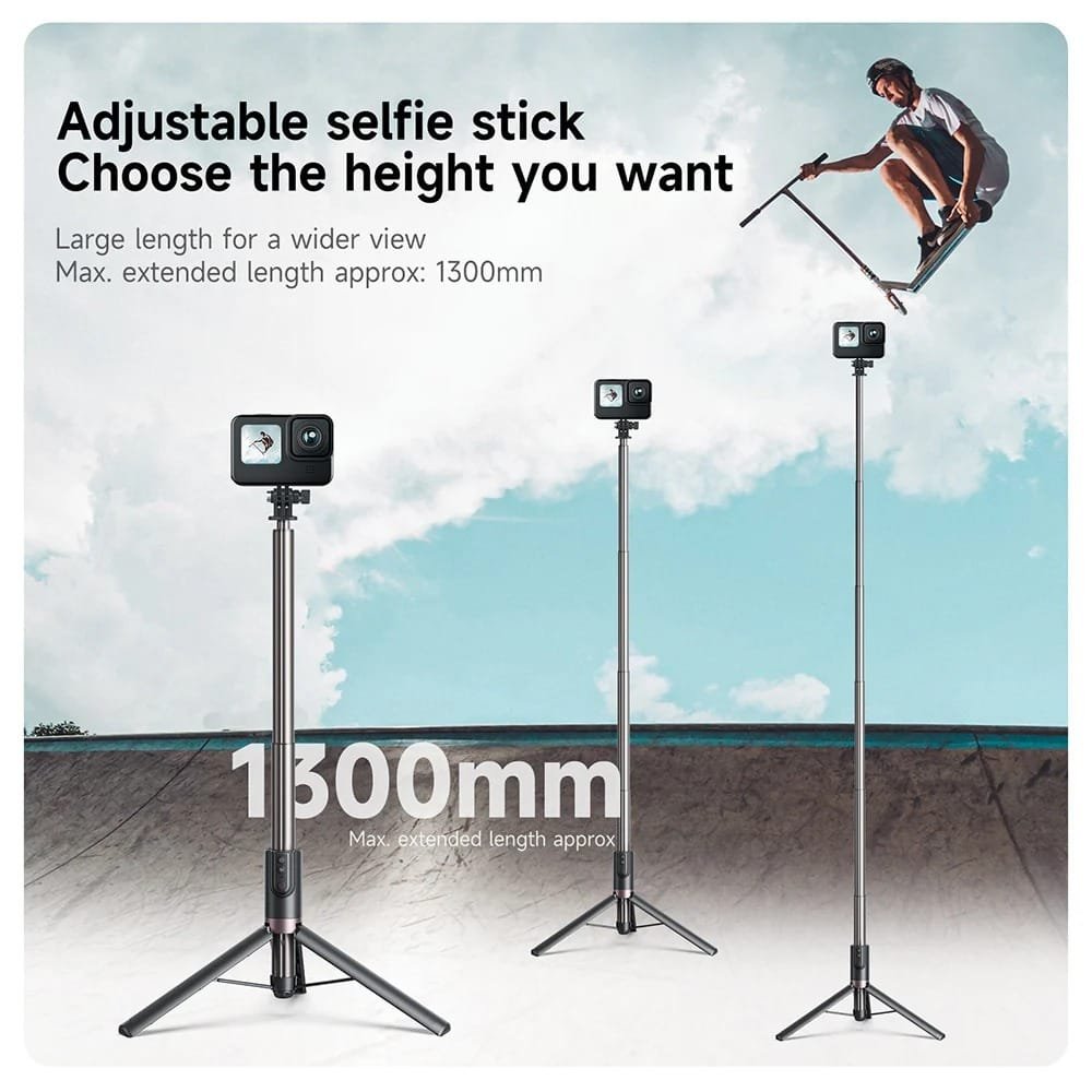 TELESIN Remote Selfie Stick with Tripod TE-RCSS-003: Capture the Perfect Shot Anywhere, Anytime - Image 10