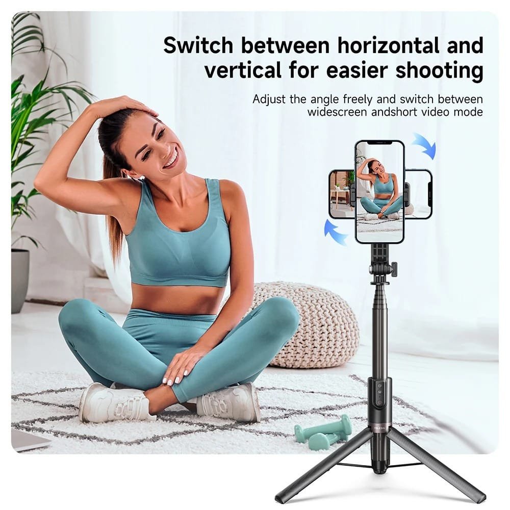 TELESIN Remote Selfie Stick with Tripod TE-RCSS-003: Capture the Perfect Shot Anywhere, Anytime - Image 9