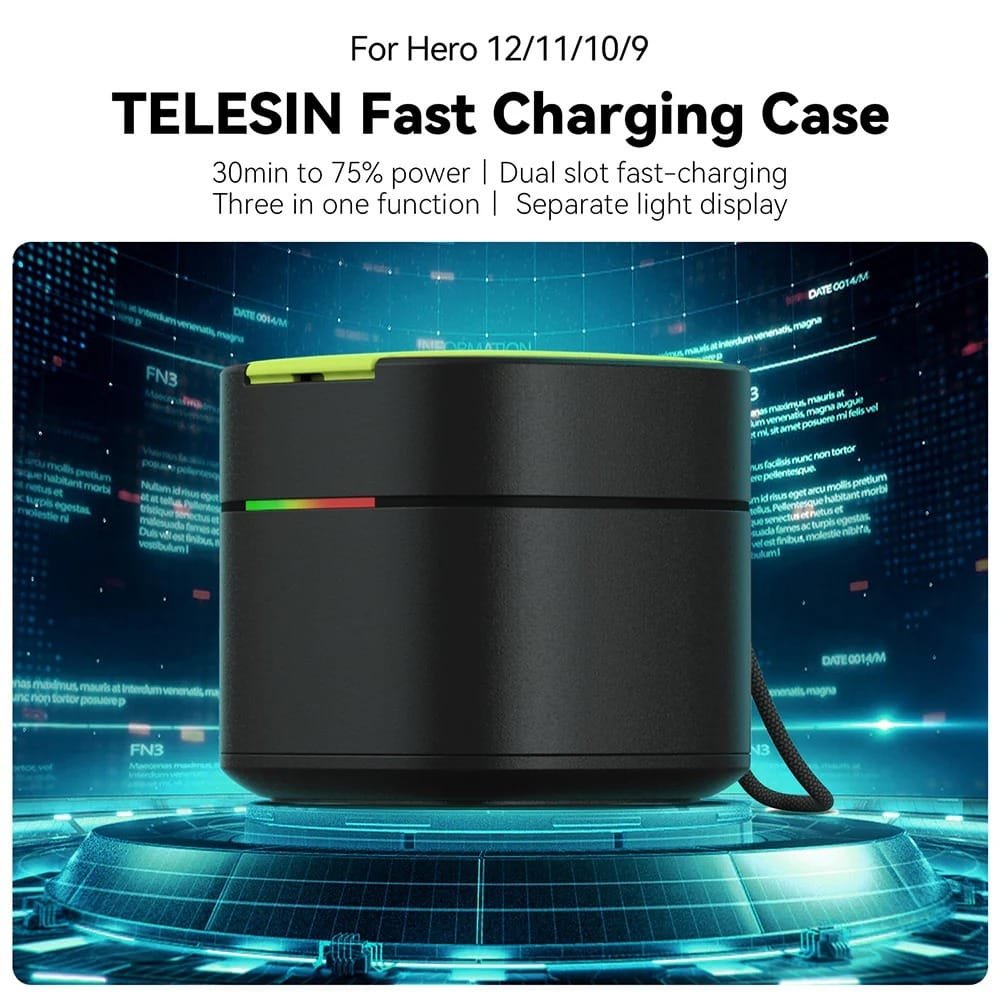 TELESIN Battery Fast Charging Box GP-FCK-B11: Quick and Efficient Charging Solution - Image 10