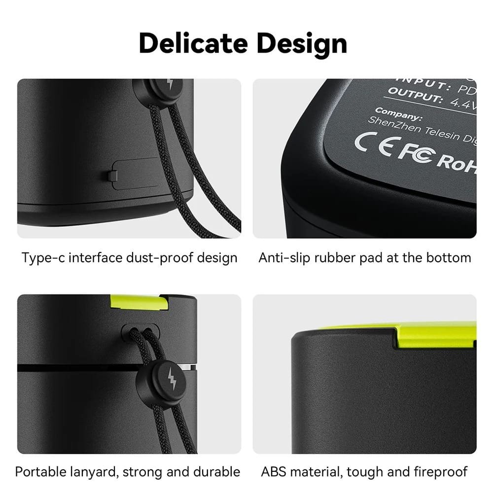 TELESIN Battery Fast Charging Box GP-FCK-B11: Quick and Efficient Charging Solution - Image 4