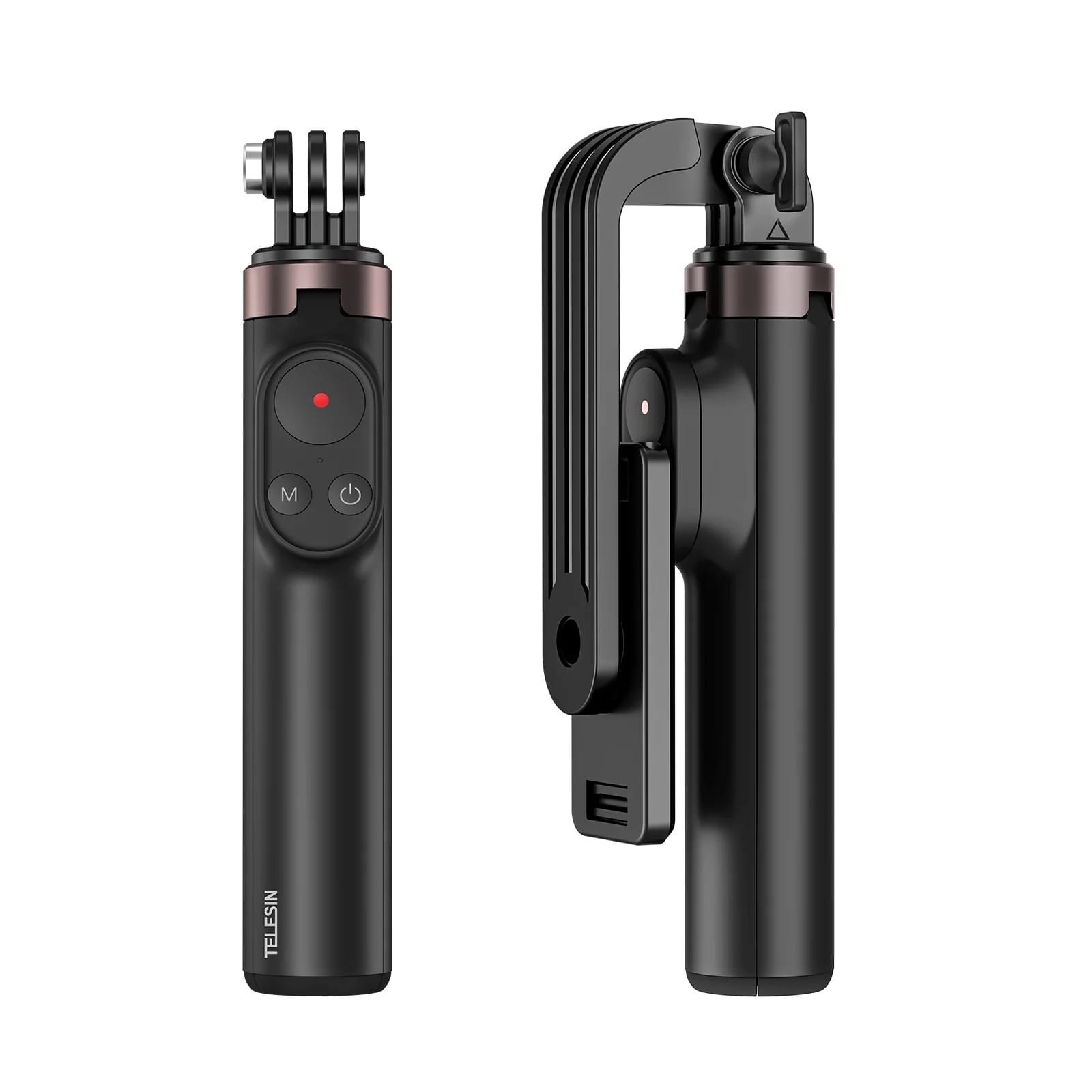 TELESIN 0.6M Vlog Selfie Stick Tripod with Remote for GoPro TE-RCSS-001 - Image 2