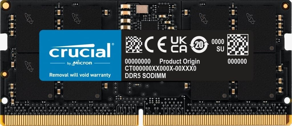 Crucial Laptop Ram DDR5-5600 16GB RAM CT16G56C46S5