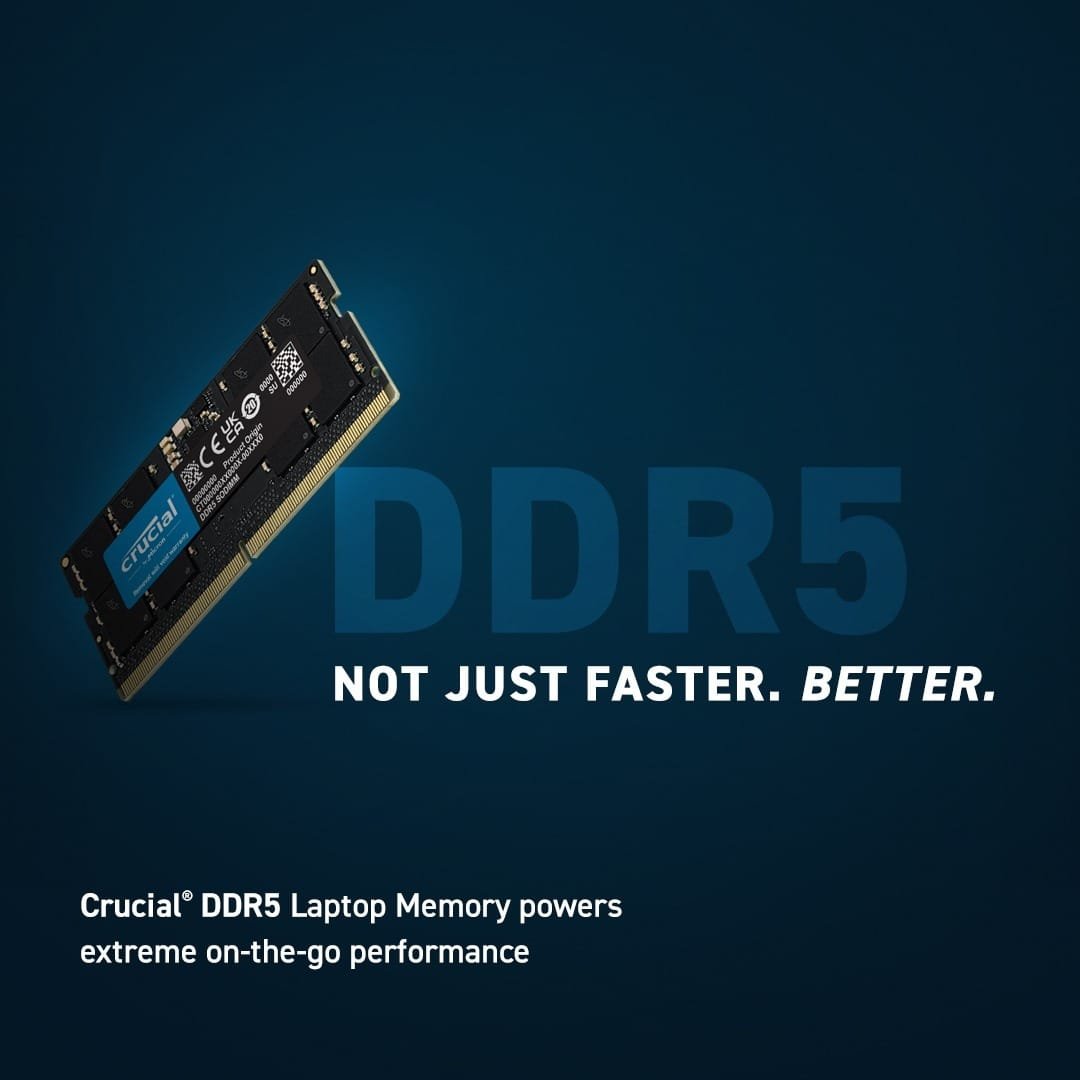 Crucial Laptop Ram DDR5-5600 16GB RAM CT16G56C46S5 - Image 2