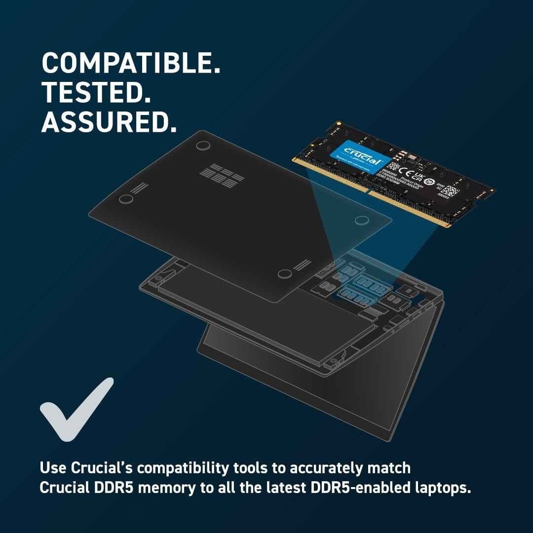 Crucial Laptop Ram DDR5-5600 16GB RAM CT16G56C46S5 - Image 4