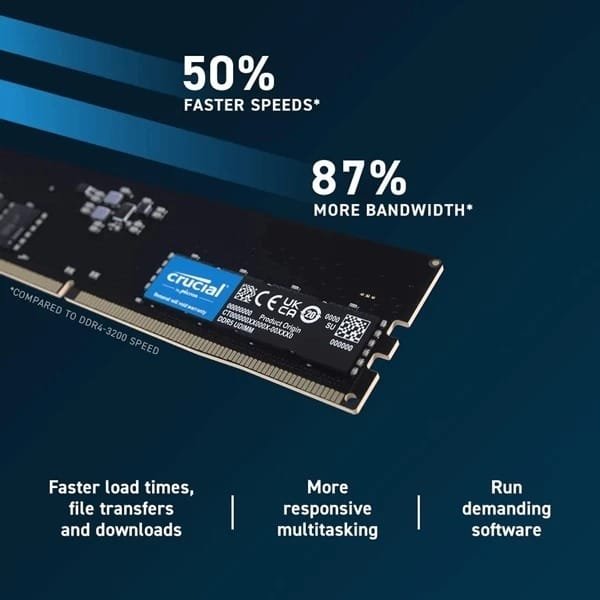 Crucial DDR5-4800 8GB Desktop RAM CB8GU4800 - Image 4