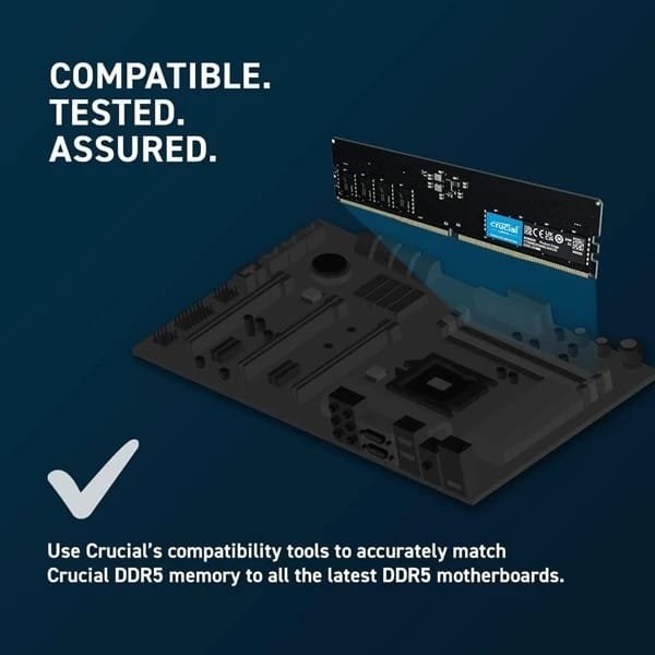 Crucial DDR5-4800 8GB Desktop RAM CB8GU4800 - Image 3