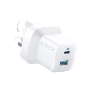 Anker 323 Charger with 310 USB-C to Lightning Cable 3 ft White B2331K21