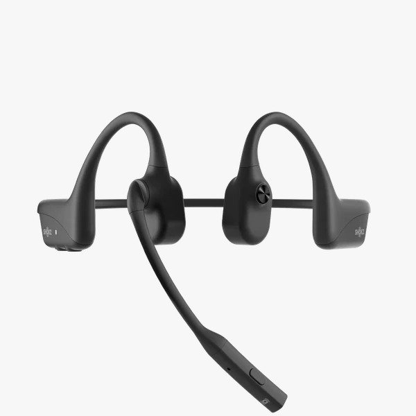 Aftershokz OpenComm 2 Bone Conduction Stereo Bluetooth Headset in Black C110 - Clear Communication, Comfortable Design - Image 2