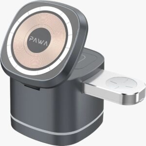 PAWA Cube 3-in-1 Magnetic Multi Charger PW-MG31IPWA-BK