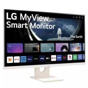 LG 27-Inch FHD IPS LED Smart Monitor - LG 27SR50F-W