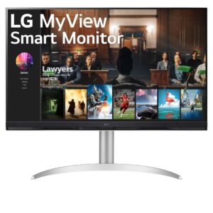 LG 32-Inch 4K Ultra HD Smart Monitor with WebOS - 32SQ730S-W