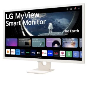 LG 32 INCH FULL HD WEBOS SMART MONITOR WHITE LG 32SR50F-W