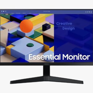 Samsung S3 Essential Mainstream Flat Monitor 24-Inch - LS24C310EAMXUE