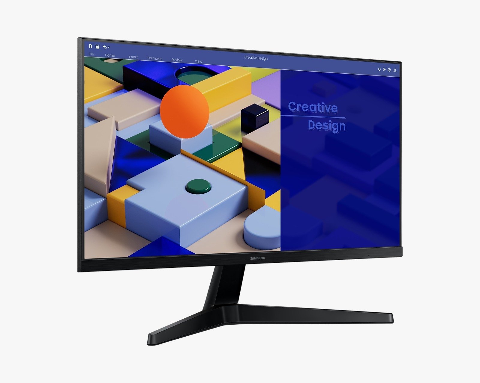 Samsung S3 Essential Mainstream Flat Monitor 24-Inch - LS24C310EAMXUE - Image 2