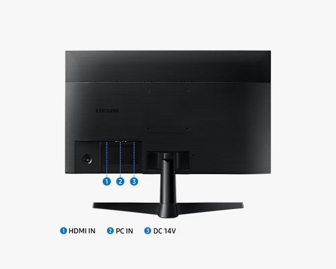 Samsung S3 Essential Mainstream Flat Monitor 24-Inch - LS24C310EAMXUE - Image 3