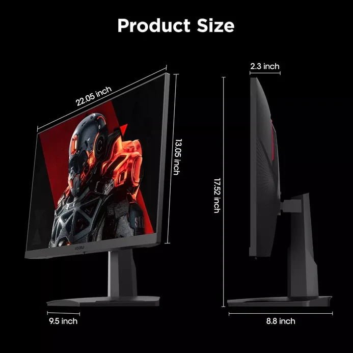Koorui 24.5-Inch FHD Gaming Computer Monitor VA 170Hz - 25E3A - Image 5