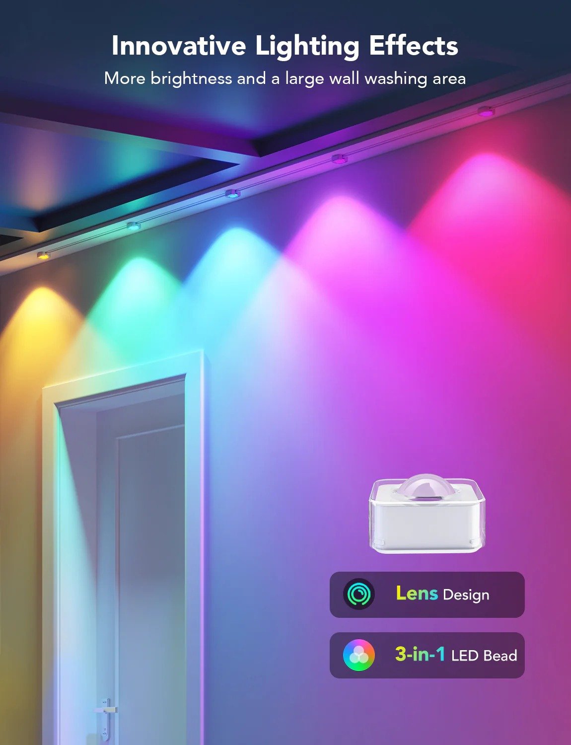 Enhance Your Outdoor Atmosphere with the Govee RGBIC Permanent Outdoor Light - 30M - PC070922 - Image 9