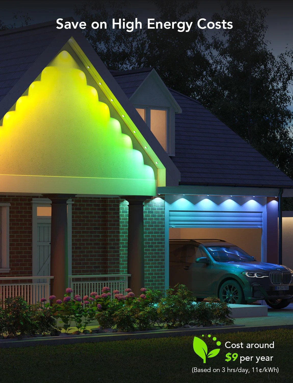 Enhance Your Outdoor Atmosphere with the Govee RGBIC Permanent Outdoor Light - 30M - PC070922 - Image 7
