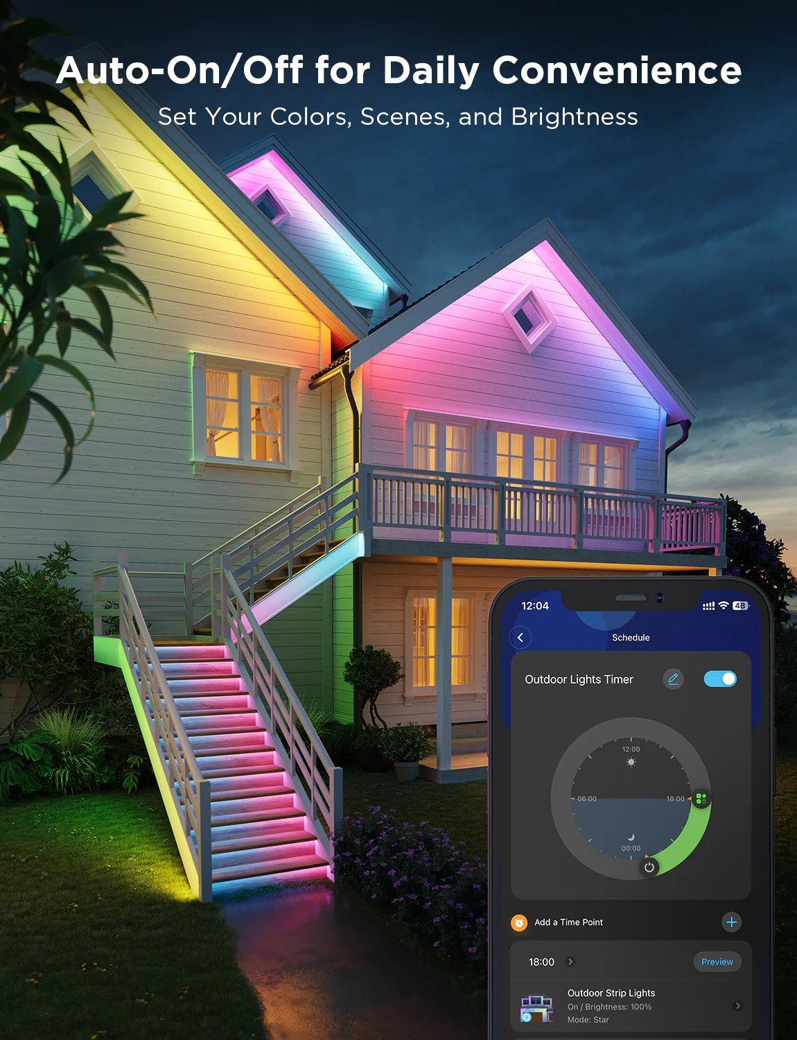 Illuminate Your Outdoors with the Govee RGBIC Outdoor LED Strip Light - PC066262 - Image 3