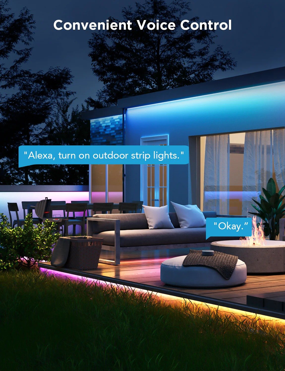 Illuminate Your Outdoors with the Govee RGBIC Outdoor LED Strip Light - PC066262 - Image 4