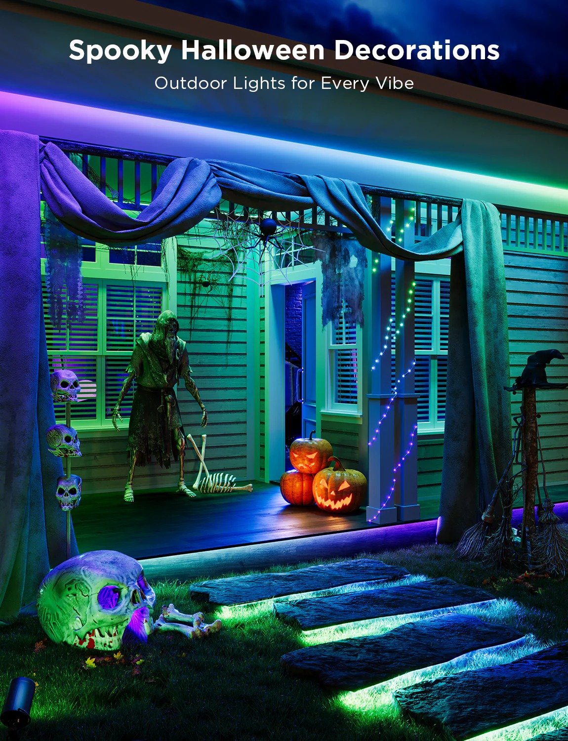 Illuminate Your Outdoors with the Govee RGBIC Outdoor LED Strip Light - PC066262 - Image 5