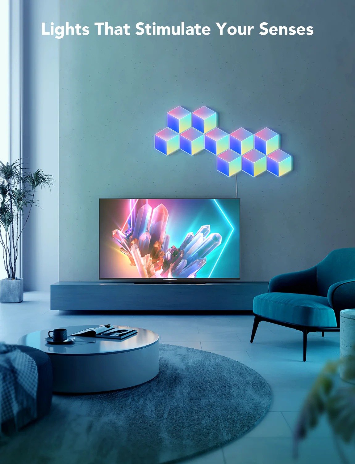 Create Stunning Lighting Effects with Govee Glide Hexagon Pro LED Light Panels - PC057584 - Image 8