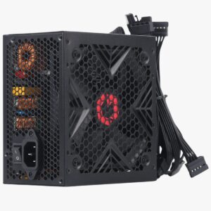 GameOn 650 Watts 80 Plus Bronze Gaming Power Supply - Reliable Performance GO-SPYATX650W