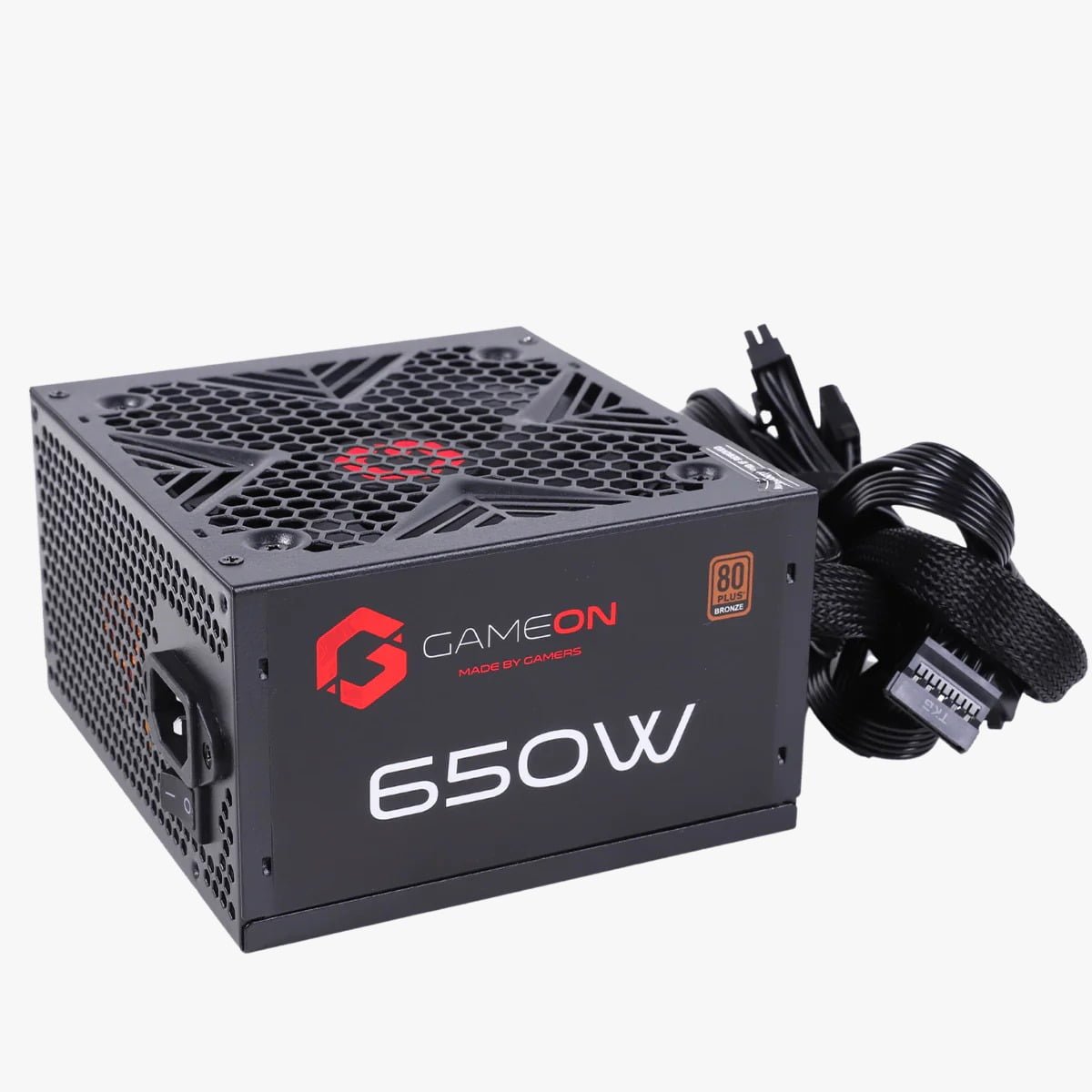 GameOn 650 Watts 80 Plus Bronze Gaming Power Supply - Reliable Performance GO-SPYATX650W - Image 2