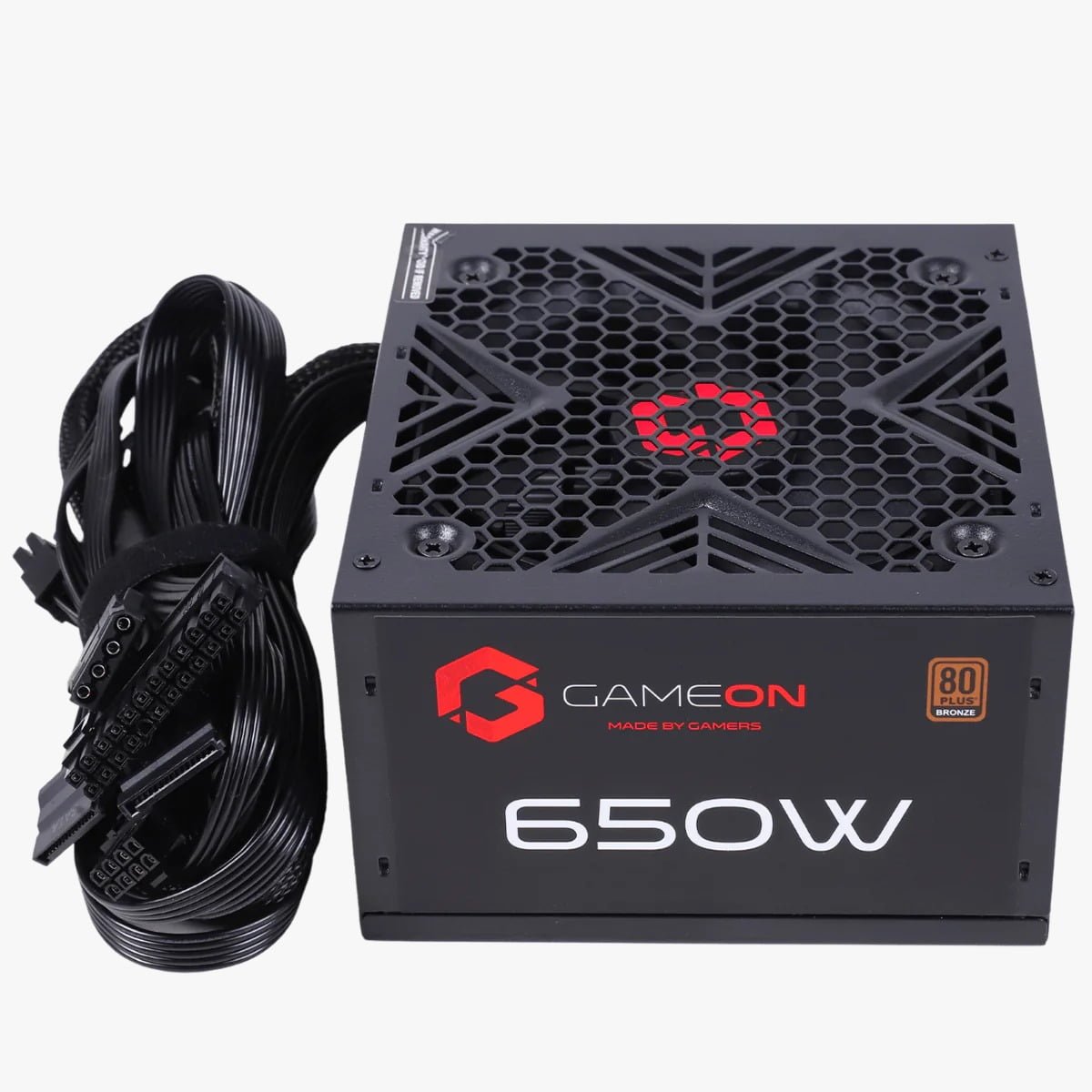 GameOn 650 Watts 80 Plus Bronze Gaming Power Supply - Reliable Performance GO-SPYATX650W - Image 6