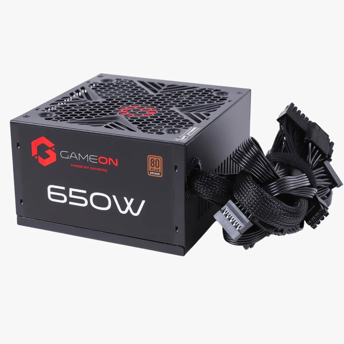 GameOn 650 Watts 80 Plus Bronze Gaming Power Supply - Reliable Performance GO-SPYATX650W - Image 4