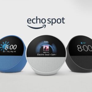 Amazon Echo Spot - Smart Alarm Clock with Vibrant Sound and Alexa Speaker
