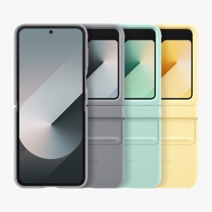 Samsung Z Flip 6 Flap Vegan Leather Case - Elegant and Eco-Friendly
