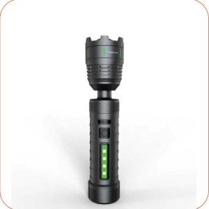 PORODO LIFESTYLE ORBIT MULTI COLOR LASER TORCH WITH POWER BANK FUNCTION BLACK PDLSTL2220