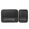 Streamline your travel experience with the WIWU Warriors 2 in 1 Travel Organizer Pouch Sets in Black
