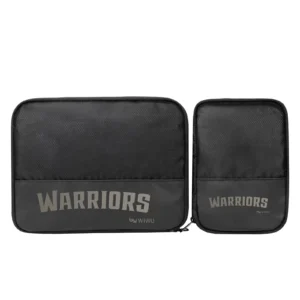 Streamline your travel experience with the WIWU Warriors 2 in 1 Travel Organizer Pouch Sets in Black