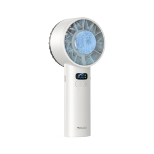 Stay cool and refreshed wherever you go with the YESIDO YF18 Handheld Fan in sleek white.