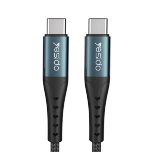 YESIDO USB-C TO USB-C CABLE 2M BLACK CA67