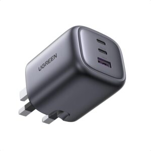 UGREEN NEXODE 3-PORT PD GAN FAST CHARGER 65W BLACK CD306
