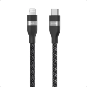 Charge smarter and greener with the Anker USB-C to Lightning PCR Braided Cable.