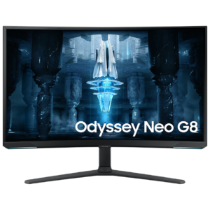 Samsung 32-Inch Neo G8 UHD Curved Gaming Monitor (LS32BG850NMXUE) - 1ms Response, 240Hz Refresh Rate, Quantum HDR
