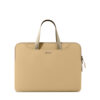 Effortlessly combine elegance and practicality with the TOMTOC THEHER A21 13.5–14 Inch Laptop Hand Bag in the chic “Cookie” colorway.