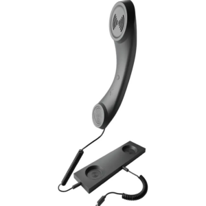 PORODO CLASSIC RETRO PHONE HANDSET WITH TYPE C CONNECTOR BLACK PD3286BK