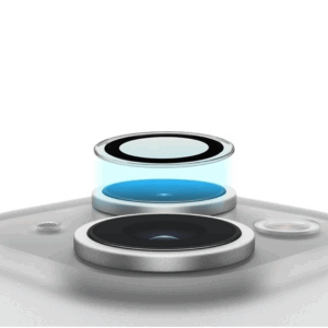 BLUPEBBLE GRAPHENE ROCK SERIES IPHONE 15/15 PLUS CAMERA GLASS LENS CLEAR BP-CAMERALENS6.1-CLR