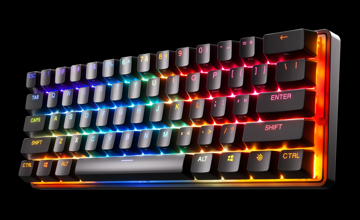SteelSeries Apex Pro Mini Wireless Gaming Keyboard - Compact and Customizable 64842 - Image 2