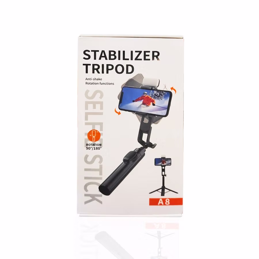 Elevate your mobile photography and videography with the Mobile Phone Stabilizer Tripod A8.