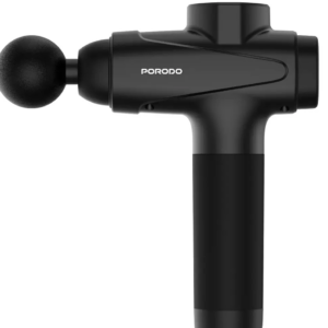 PORODO LIFESTYLE MULTI HEAD DEEP MASSAGE GUN BLACK PDLFSTNS066BK