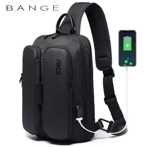 BANGE SLING BAG BLACK BG-7079
