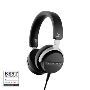 BEYERDYNAMIC DJ 300 PRO X 2 IN 1 DJ HEADPHONES 48 OHMS LOCKING CABLE PLUGGABLE LEFT OR RIGHT BLACK